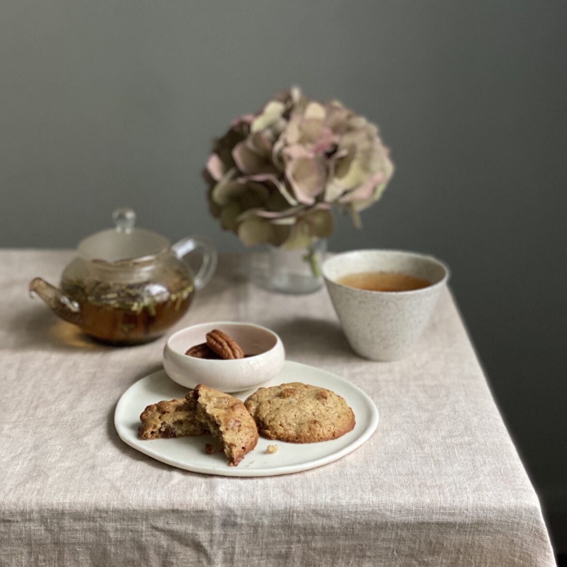 Apfelmus-Pekan-Cookie