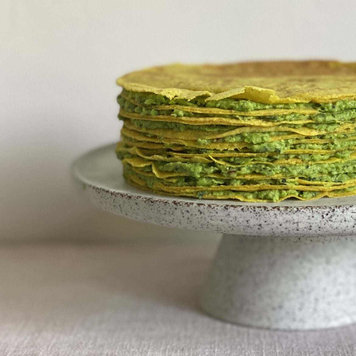 Kurkuma-Erbse-Kuchen