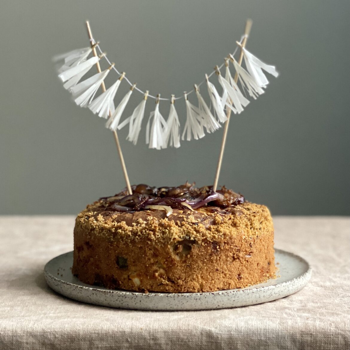 Olivenoel-Antipasti-Kuchen