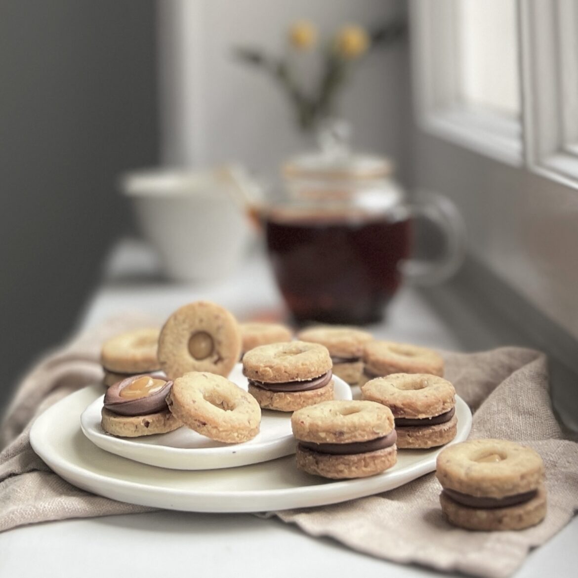 Pekan-Schoko-Karamell-Keks