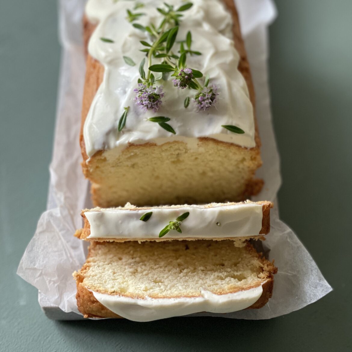 Zitronenkuchen-Bohnenkraut